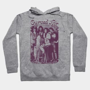 Curved Air / Retro Style Prog Rock Design Hoodie